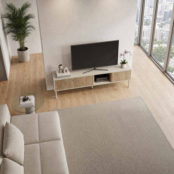 Hanah Home Soporte para TV Ventro Sandstone, Natural